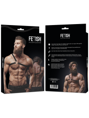 FETISH SUBMISSIVE - ATTITUDE ARNÉS ECOPIEL HOMBRO CRUZADO HOMBRE