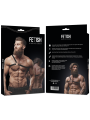 FETISH SUBMISSIVE - ATTITUDE MENS CROSSED SHOULDER ECO LEATHER HARNESS