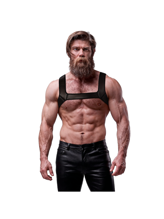 FETISH SUBMISSIVE ATTITUDINE - IMBRACATURA PER IL PETTO IN NEOPRENE PE