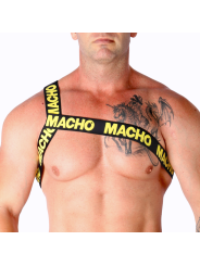 MACHO - ARNÉS ROMANO AMARILLO S/M