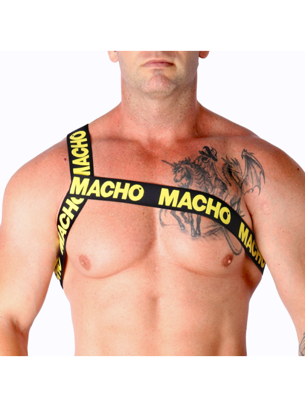 MACHO - RÖMISCHES GESCHIRR GELB S/M