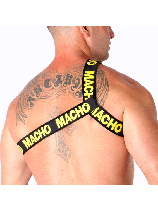 MACHO - RÖMISCHES GESCHIRR GELB S/M