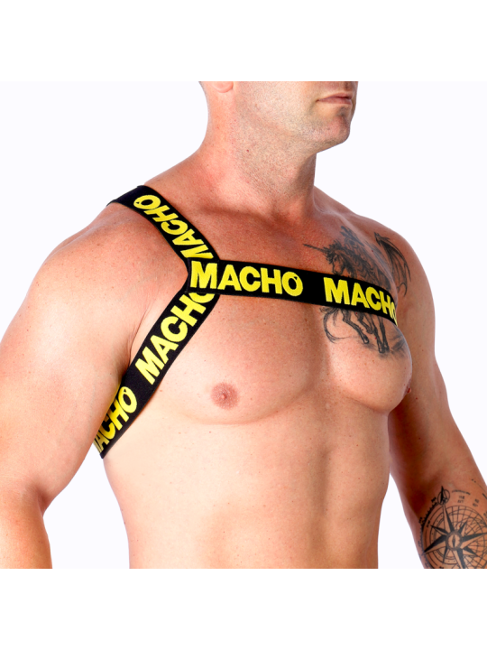 MACHO - ARNÉS ROMANO AMARILLO L/XL