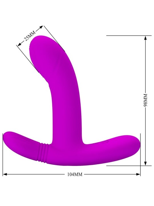 PRETTY LOVE - GERI CLITORIS MASSAGER AFSTANDSBEDIENING ROZE
