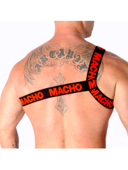 MACHO - ROMAN HARNESS RED L/XL