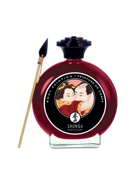 SHUNGA - AARDBEIEN EN CAVA BODY PAINT