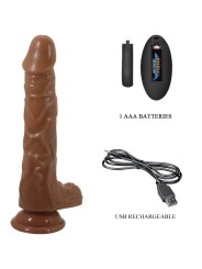 BAILE - BODACH REALISTISCHE VIBRATOR MET ZUIGNAP AFSTANDSBEDIENING