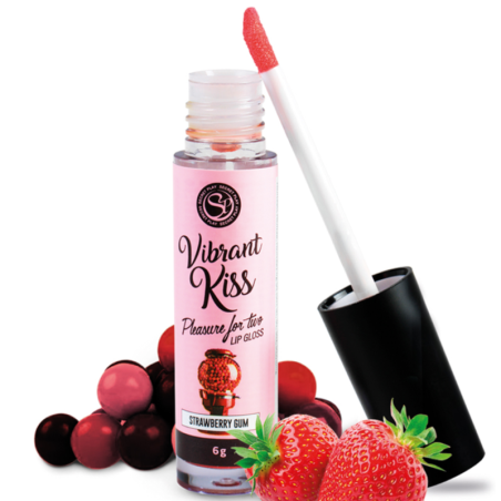 SECRETPLAY - VIBRANT KISS STRAWBERRY GUM LIP GLOSS