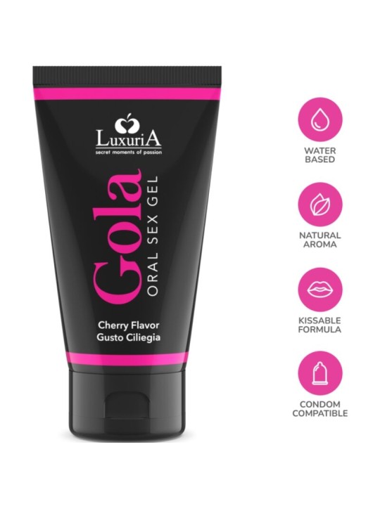 INTIMATELINE LUXURIA - SEXO ORAL GEL SABOR CEREJA 50 ML