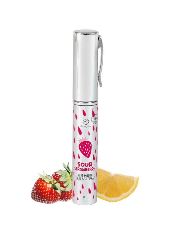 SECRETPLAY - SOUR STRAWBERRY ORAL SEX SPRAY
