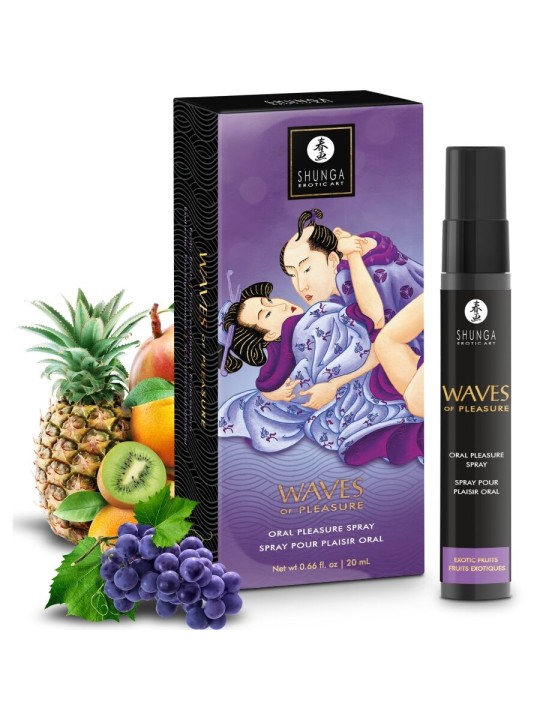 SHUNGA - SPRAY ORAL SEDUTOR DE PRAZER COM SABORES DE FRUTAS EXÓTICAS 2