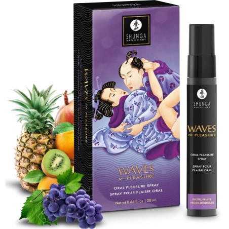 SHUNGA - SPRAY ORAL SEDUTOR DE PRAZER COM SABORES DE FRUTAS EXÓTICAS 2