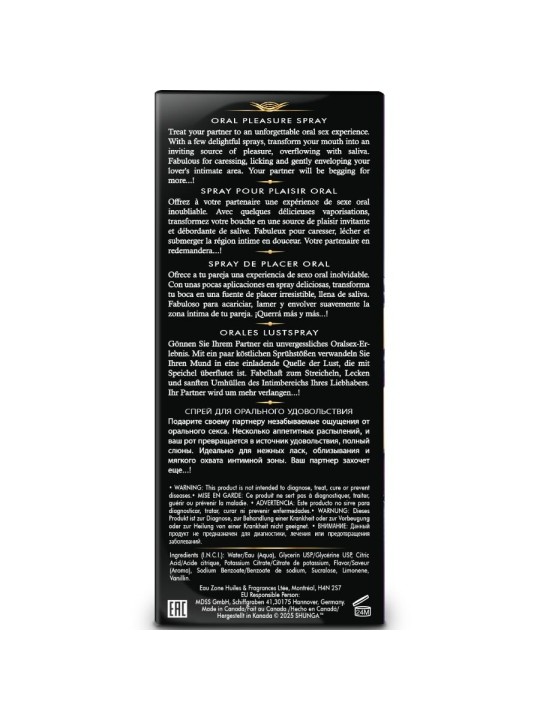 SHUNGA - WAVES PLEASURE SPRAY ORAL SEDUCTOR FRUTAS EXÓTICAS 20 ML