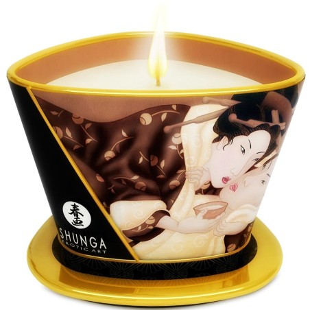 SHUNGA - MINI CARESS BY CANDELIGHT VELA DE MASSAGEM DE CHOCOLATE 170 M