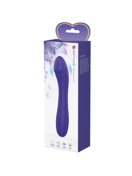 PRETTY LOVE - ELEMENTAL YOUTH VIOLETA VIBRADOR DILDO