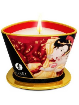 SHUNGA - MINI CARESS BY CANDELIGHT ERDBEERE UND CAVA MASSAGEKERZE 170 