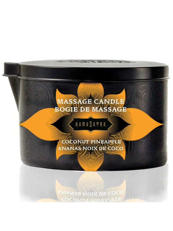 KAMASUTRA - KOKOSNUSS-ANANAS-MASSAGEKERZE 170GR