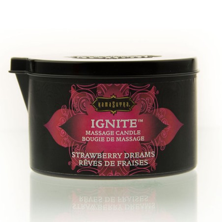 KAMASUTRA - AARDBEIEN DROMEN MASSAGEKAARS 170 GR