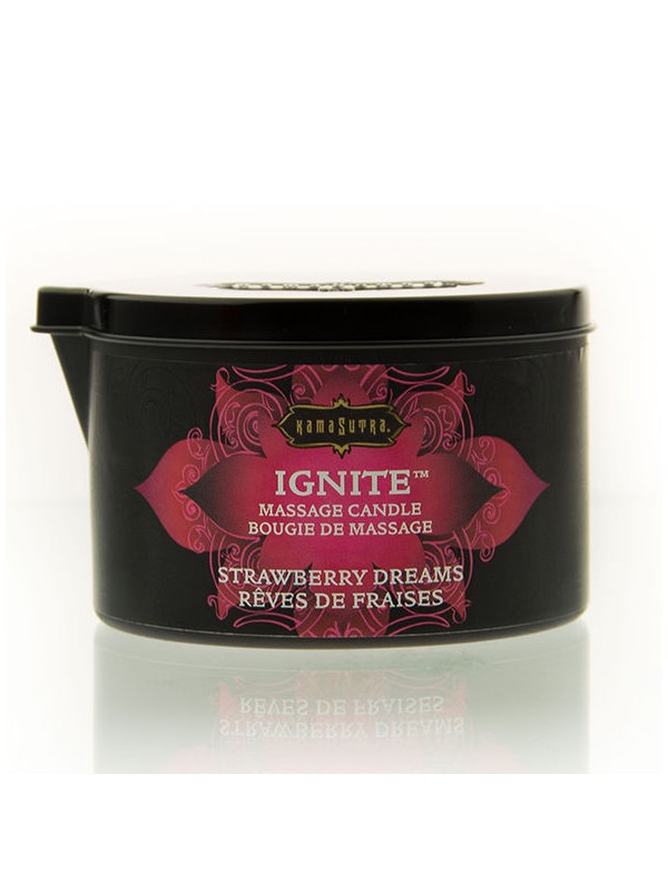 KAMASUTRA - VELA DE MASAJE SUEÑOS DE FRESA 170 GR
