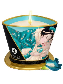 SHUNGA - BOUGIE DE MASSAGE FLEURS DES ÎLES 170 ML