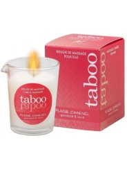 RUF - TABOO MASSAGEKAARS VOOR HAAR PLAISIR CHARNEL GEUR CACAO BLOESEM