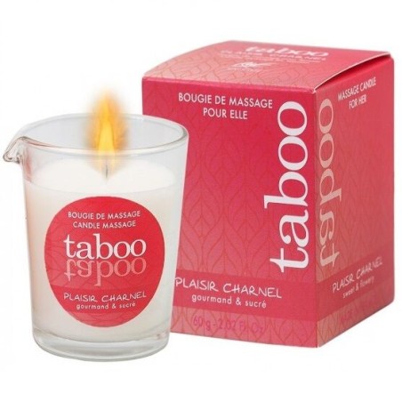 RUF - TABOO VELA DE MASAJE PARA ELLA PLAISIR CHARNEL AROMA FLOR DE CAC