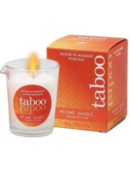 RUF - TABOO CANDELA DA MASSAGGIO PER LEI PECHE SUCRE PROFUMO NETTARINA