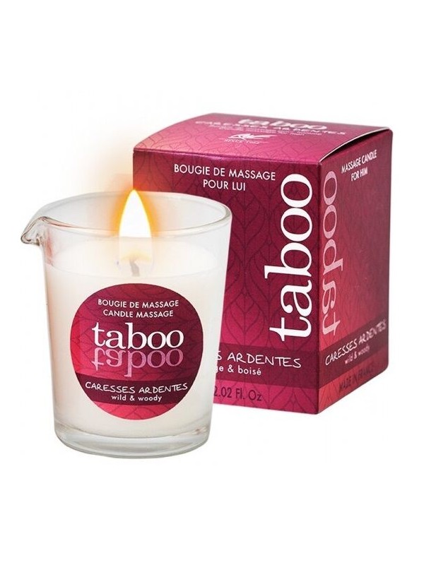 RUF - TABOO MASSAGE CANDLE FOR HIM CARESSES ARDENTES FERN SCENT