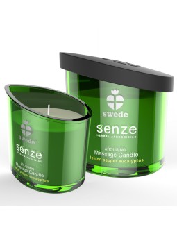 SWEDE - SENZE ERWECKENDE MASSAGEKERZE - ZITRONE, PFEFFER, EUKALYPTUS