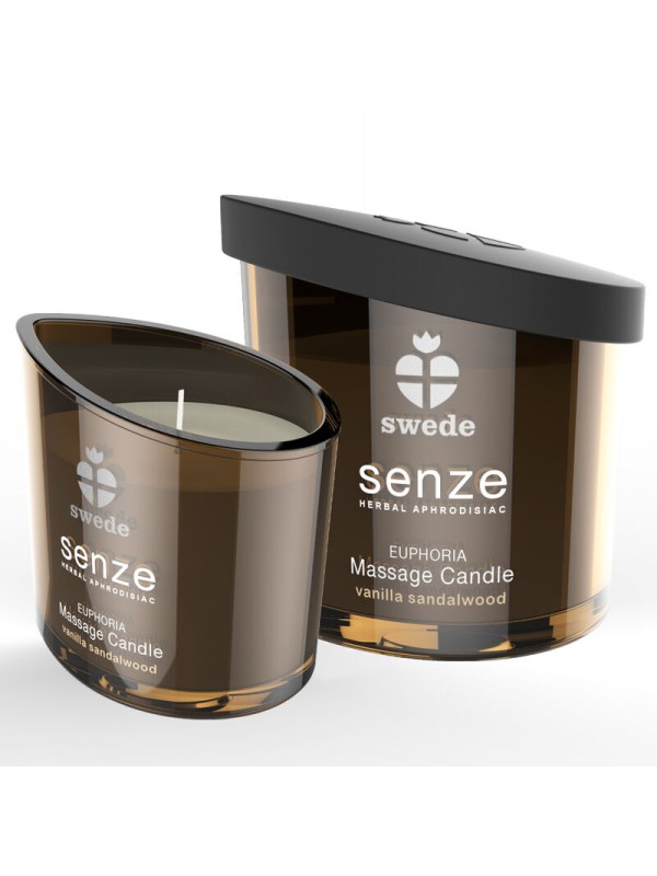 SWEDE - SENZE EUPHORIA MASSAGEKERZE - VANILLE, SANDELHOLZ