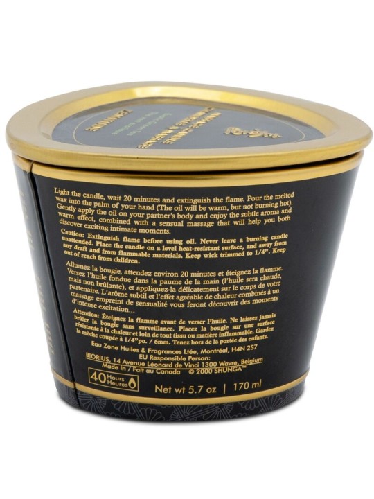 SHUNGA - BOUGIE DE MASSAGE MANGUE 170 ML