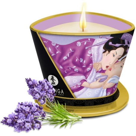 SHUNGA - MASSAGEKAARS LAVANDEL 170 ML