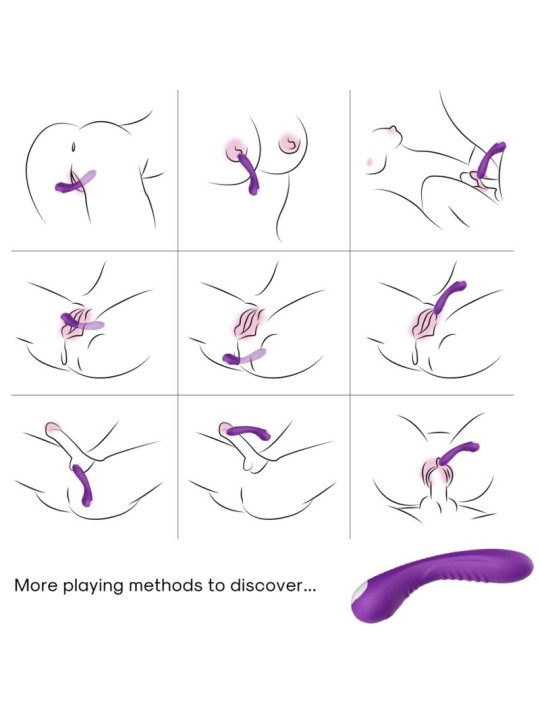 ARMONY - VIBRADOR LEGEND SILICONE ROXO
