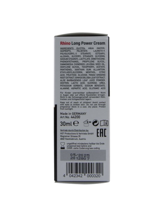 HOT - RHINO LONG POWER CREAM 30 ML