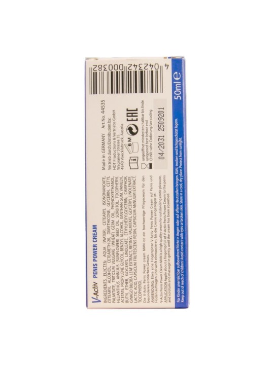 HOT - V-ACTIV PENIS POWER CREAM PER UOMO 50 ML