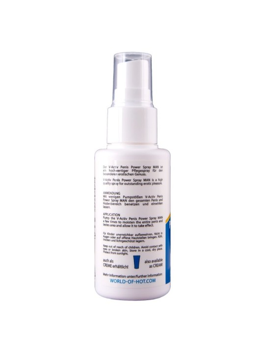 HOT - V-ACTIV PENIS POWER SPRAY FOR MEN 50 ML
