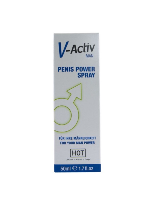 HOT - V-ACTIV PENIS POWER SPRAY FOR MEN 50 ML