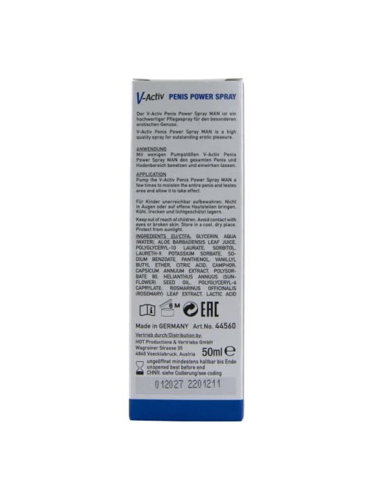 HOT - V-ACTIV SPRAY PARA POTÊNCIA PENIANA 50 ML