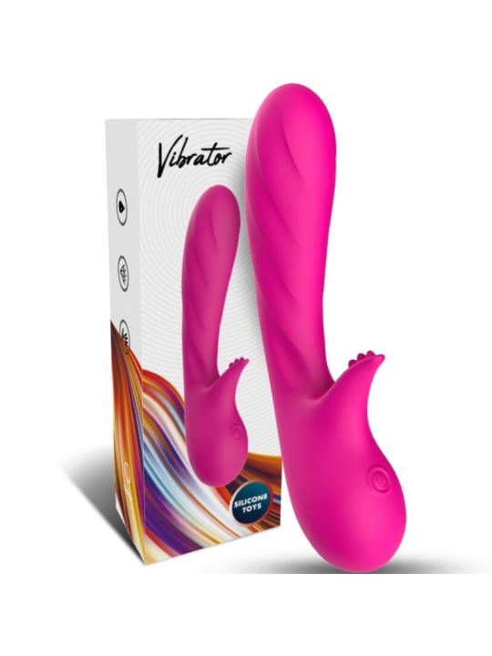 ARMONY - VIBRADOR ROMANCE COM ESTIMULADOR FÚCSIA