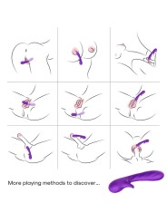 ARMONY - VIBRADOR ROMANCE COM ESTIMULADOR ROXO