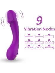 ARMONY - VIOLETTE SILICONEN G-SPOT VIBRERENDE DILDO