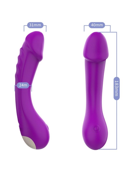ARMONY - DILDO VIBRATOR G-SPOT SILICONE PURPLE