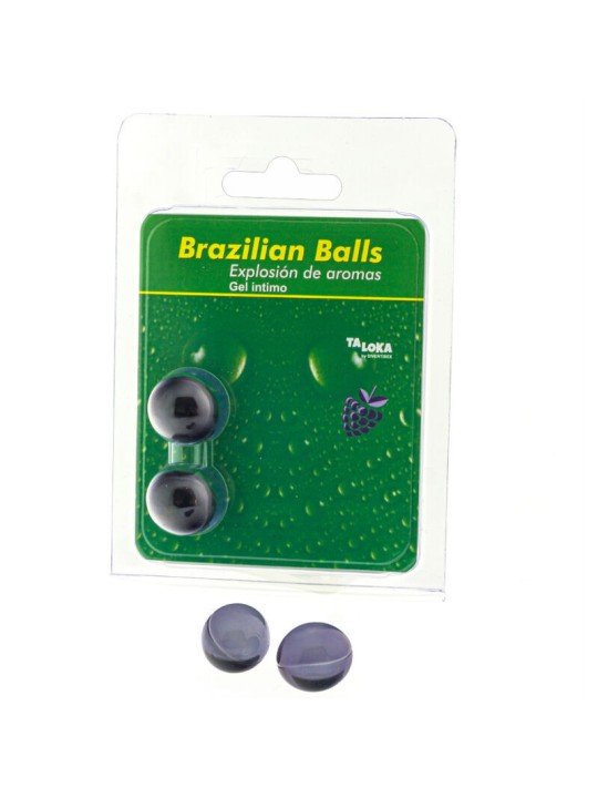 TALOKA - 2 BRAZILIAN BALLS BERRIES INTIMATE GEL