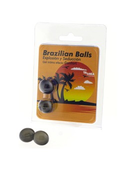 TALOKA - 2 BALLES BRÉSILIENNES GEL EXCITANT EFFET CONFORT