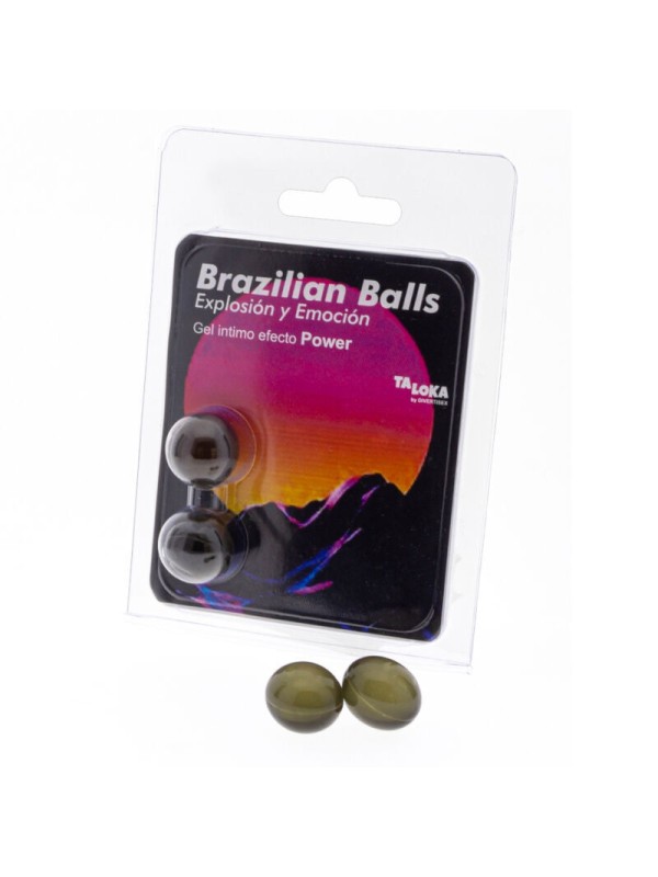 TALOKA - 2 BALLES BRÉSILIENNES GEL EXCITANANT EFFET PUISSANT