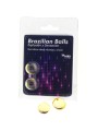 TALOKA - BRAZILIAANSE BALLEN SPANNENDE GEL VIBRATIE EN SCHOKEFFECT 2 B