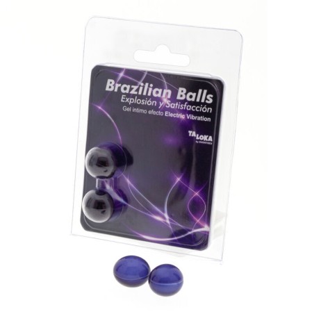 TALOKA - BRAZILIAN BALLS GEL EXCITANTE EFECTO VIBRACIÓN ELÉCTRICA 2 BO