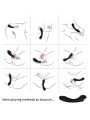 ARMONY - DILDO VIBRADOR G-SPOT SILICONE PRETO