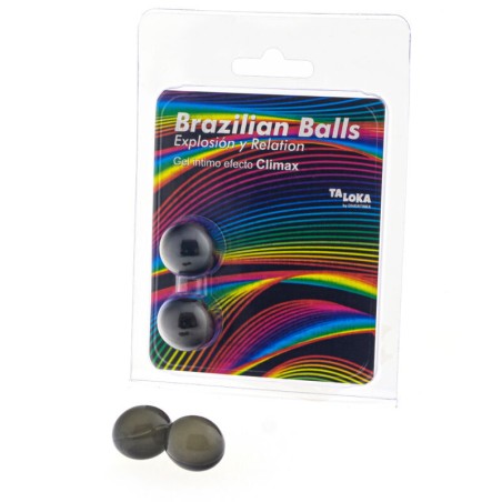 TALOKA - BRAZILIAANSE BALLEN SPANNENDE GEL CLIMAX EFFECT 2 BALLEN