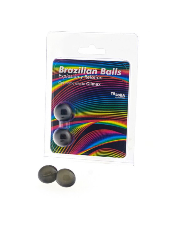 TALOKA - 2 BOULES BRÉSILIENNES GEL EXCITANT EFFET CLIMAX